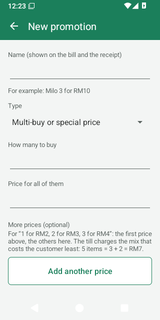 A new promotion